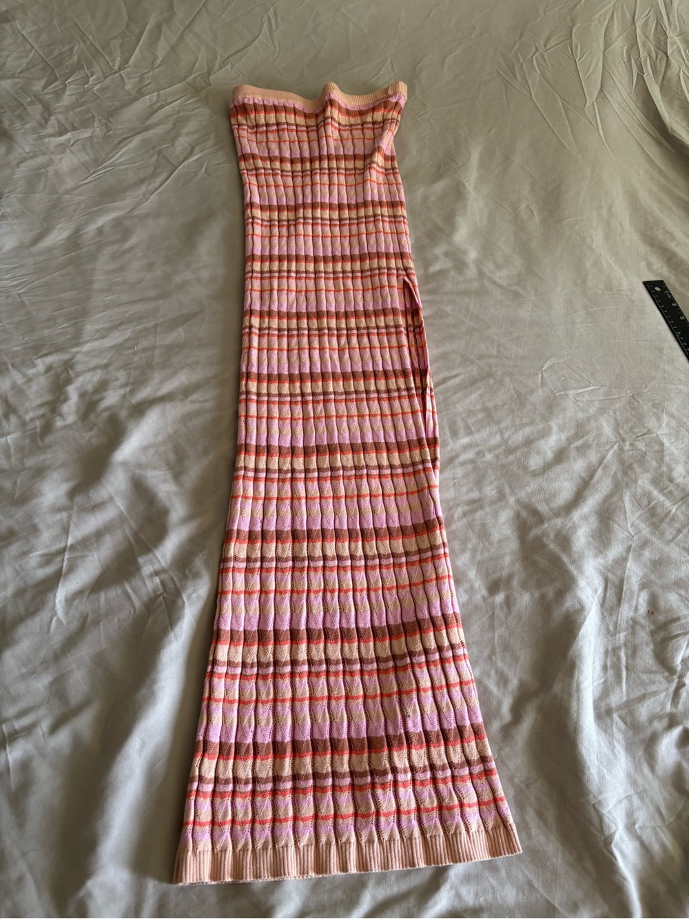 Heartloom Colorblock Striped Knit Maxi Skirt